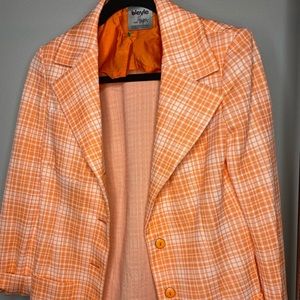 Vintage orange blazer
